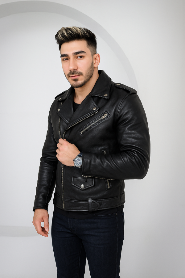 Men's Slim Motorcycle High Quality