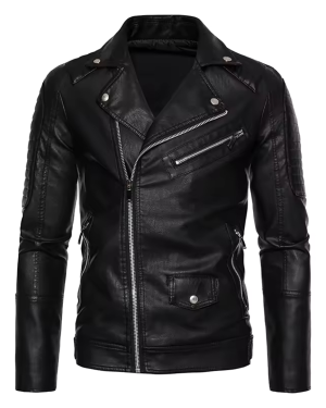 Biker Motorcycle Leather Jacket