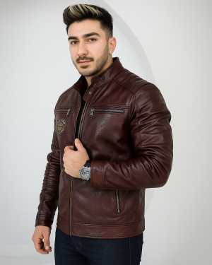 Mens Brown Leather Jacket