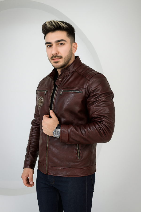 Mens Brown Leather Jacket