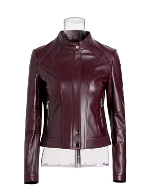 Leather Jacket Bomber For Ladies
