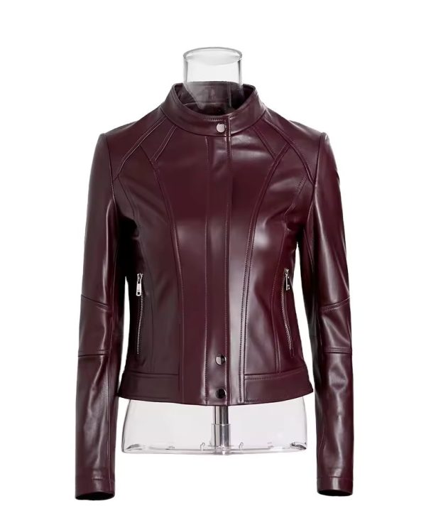 Leather Jacket Bomber For Ladies