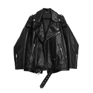 Winter Coat Women Outwear Trend Leather Jacket For Women