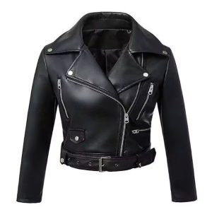 Women's Leather Jacket Leather Full Sleeves