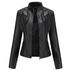 Women's Leather Jacket For Ladies Fashion
