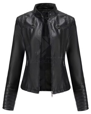 Women's Leather Jacket For Ladies Fashion