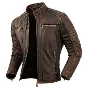 Leather Jacket Motorcycle And Auto Racing