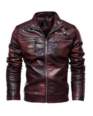 Mens Brown Leather Jacket