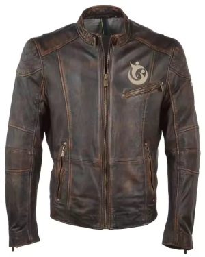 New Design Brown Leather Jacket