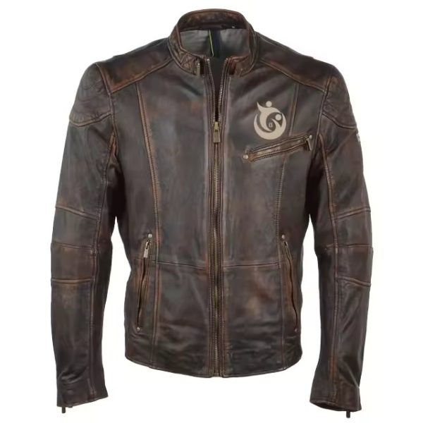 New Design Brown Leather Jacket