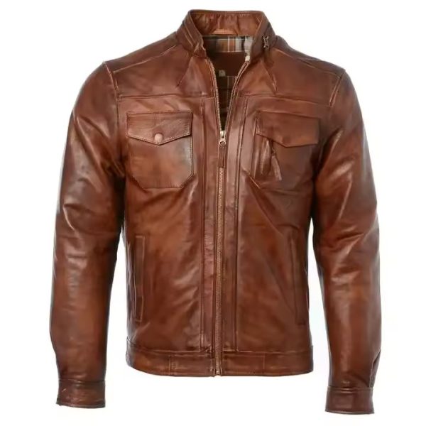 Sylish Brown Leather Jacket