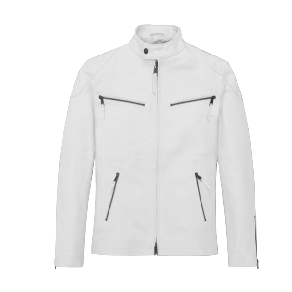 White Leather Jacket - Image 2