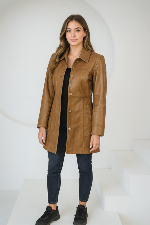 Classic Tan Brown Women’s Leather