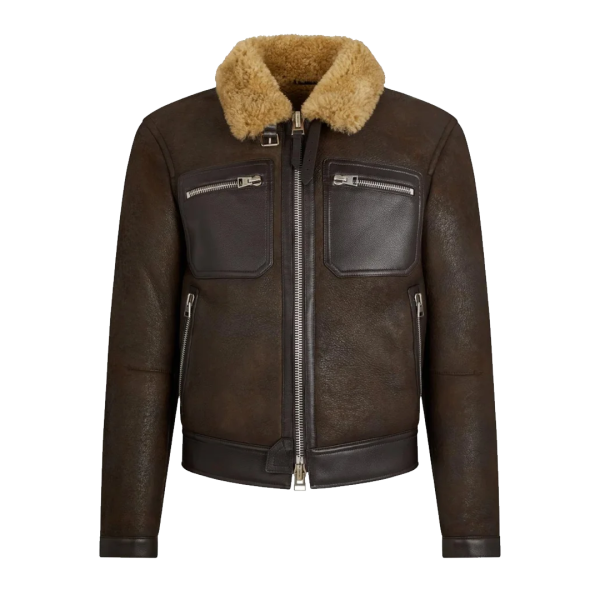 Paul Dark Brown Trucker Jacket - Image 2